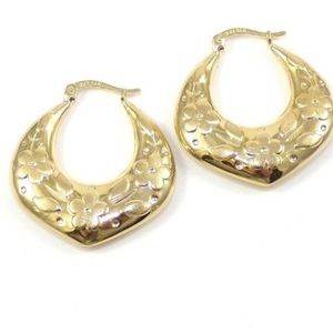 * FLASH SALE* 14 KT Vintage Gold Hoops ✨